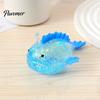 Glitter Stress Ball Lantern Fish Sugar Clear Sea Squeeze Fidget Toy Soft Stretch Anxiety Relief Sensory Hand Relaxation Tool Elastic