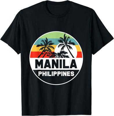 NEW LIMITED Manila Filipino Pinoy Gifts Philippines T-Shirt Size S-5XL
