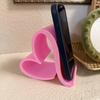 Herz-Handyhalter 3D-gedruckter Handyhalter in Herzform für Smartphones, Tablets, Kindles Romantisches Schreibtischaccessoire für Zuhause, Büro, Nachttisch