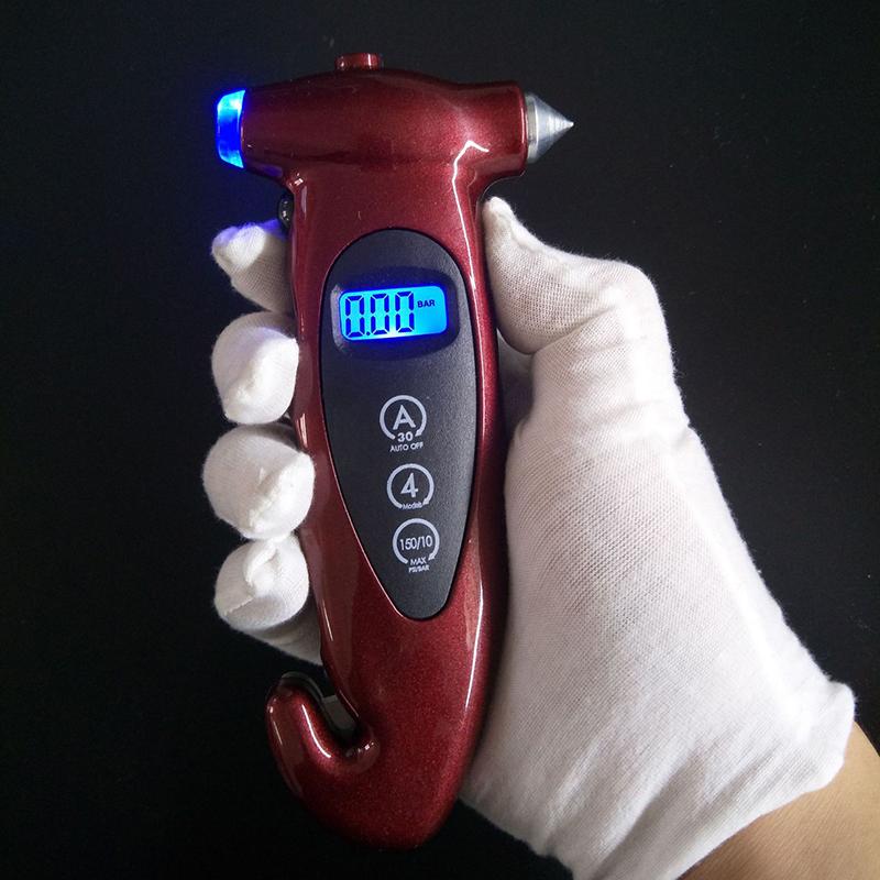 Digital Car Tire Tyre Air Pressure Gauge Meter LCD Display Manometer Barometers Tester for Car Truck Motorcycle