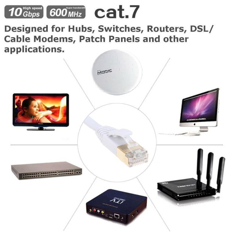 Buy CAT7 RG45 10Gbps 600Mhz Cable Modem Router LAN Network at