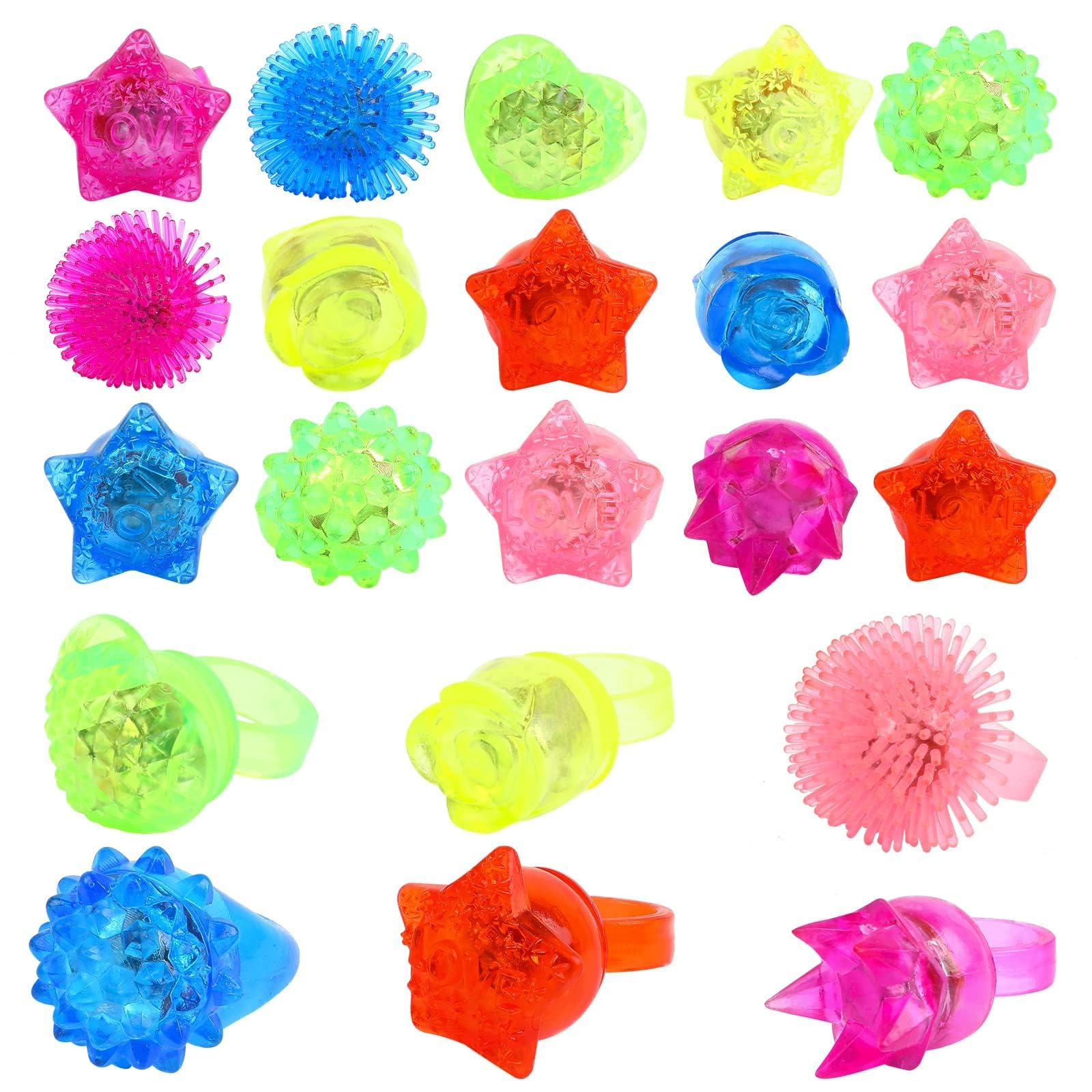 

Хуан Йем Светящийся Набор Игрушек из 6 Идеально подходит для Летнего Дня Рождения и Вечеринки Живые и Кольца, 12/24/36 (Разные типы), Фестивали, Фестивали, Призы,