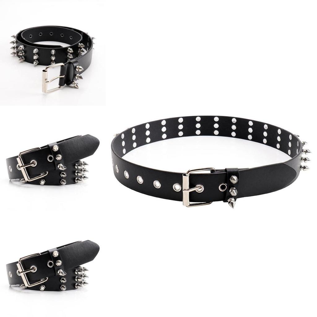 Fashion Solid Color Rivet Design Women Casual Belt For Street Style Fashion