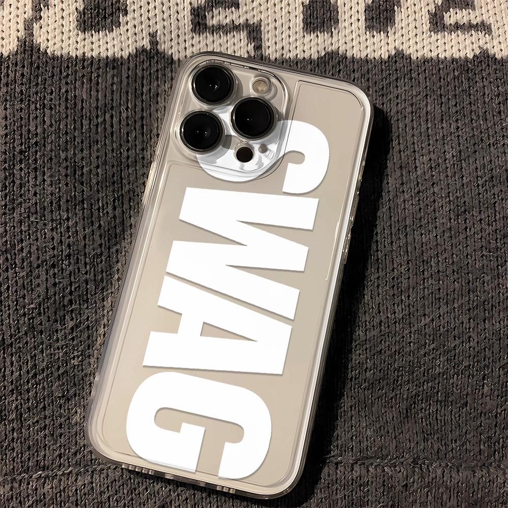 

INS Черный и Красный Swag Прозрачный Чехол для Телефона для Xiaomi Mi 15T 11 11T Poco F7 F5 X7 X6 X5 M7 M3 Pro NFC Lite GT Pro 4G 5G Мягкий ТПУ Xiaomi 11T Pro 5G