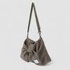 Atil Studio Wool Dewey Ribbon Hobo Shoulder And Crossbody Bag _ [Brown]