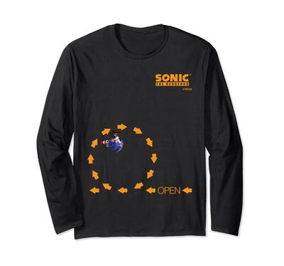 [Amazon MoD POP UP Store Commemoration] Sonic 001 Orange Long Sleeve T-Shirt