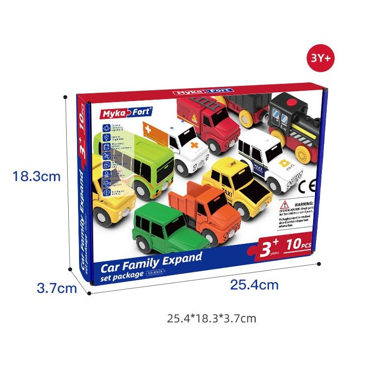 

Многофункциональный магнитный симулятор из десяти частей, совместимый с электрическим поездом, деревянные треки, детские игрушки для детей 3-6 лет 90979