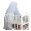 Universal Jacquard Baby Crib Mosquito Net with Floor-Open Door, Palace Style Stand