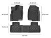 22-25 Acura RDX All-Weather TPE Floor & Trunk Mats