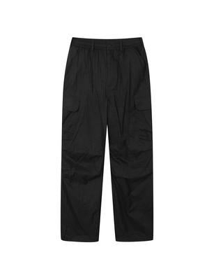 Enbiei Lightweight Cargo Pocket Woven Pants Black
