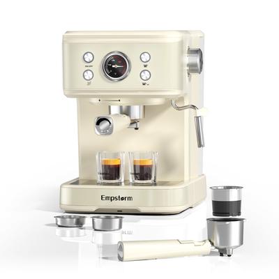 For 04E Electric Semi-Automatic Coffee Maker Cappuccino Espresso Latte Machine for Hotel Outdoor & Car Use 20 Bars Pressure