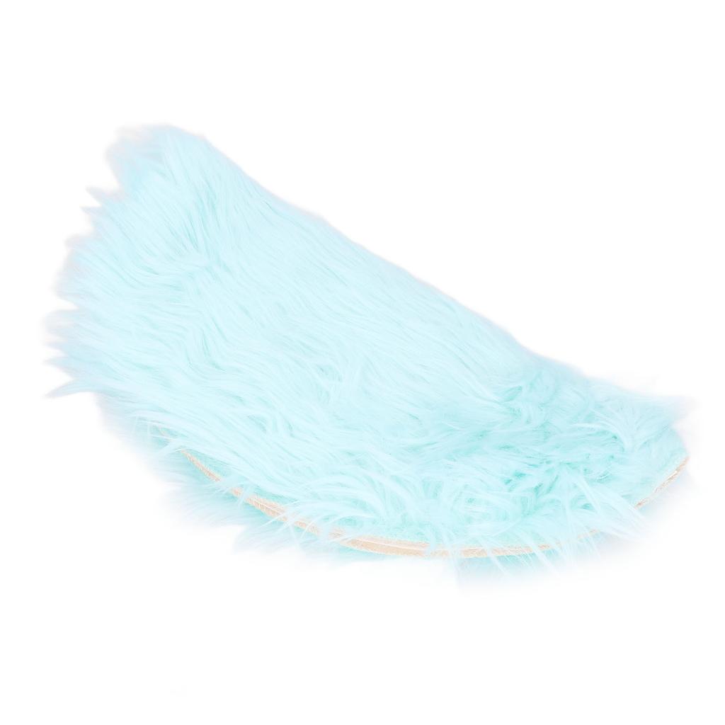 Pet Electric Blanket Plush Imitation Mink Hair Adjustable Constant Temperature Dog Heating Pad for Puppy CatsBlue