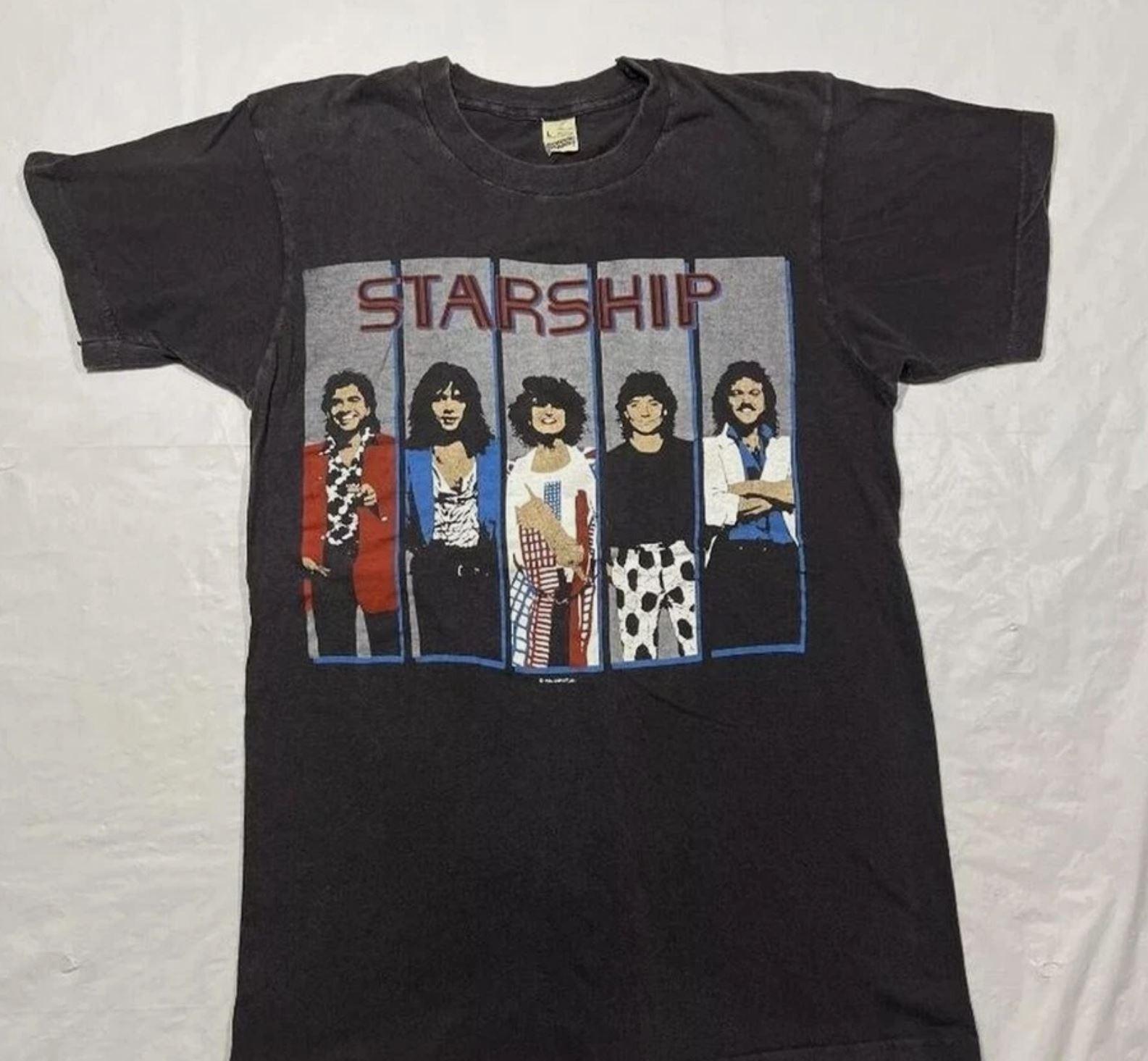 Vintage 1986 Starship We Built This City On Rock shirt LT411 XXXL
