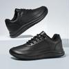 Chef Hotel Kitchen Work Shoes Men's Light Casual Four Seasons New Soft-sole Anti-slip Waterproof Fashion Breathable Walking Shoe