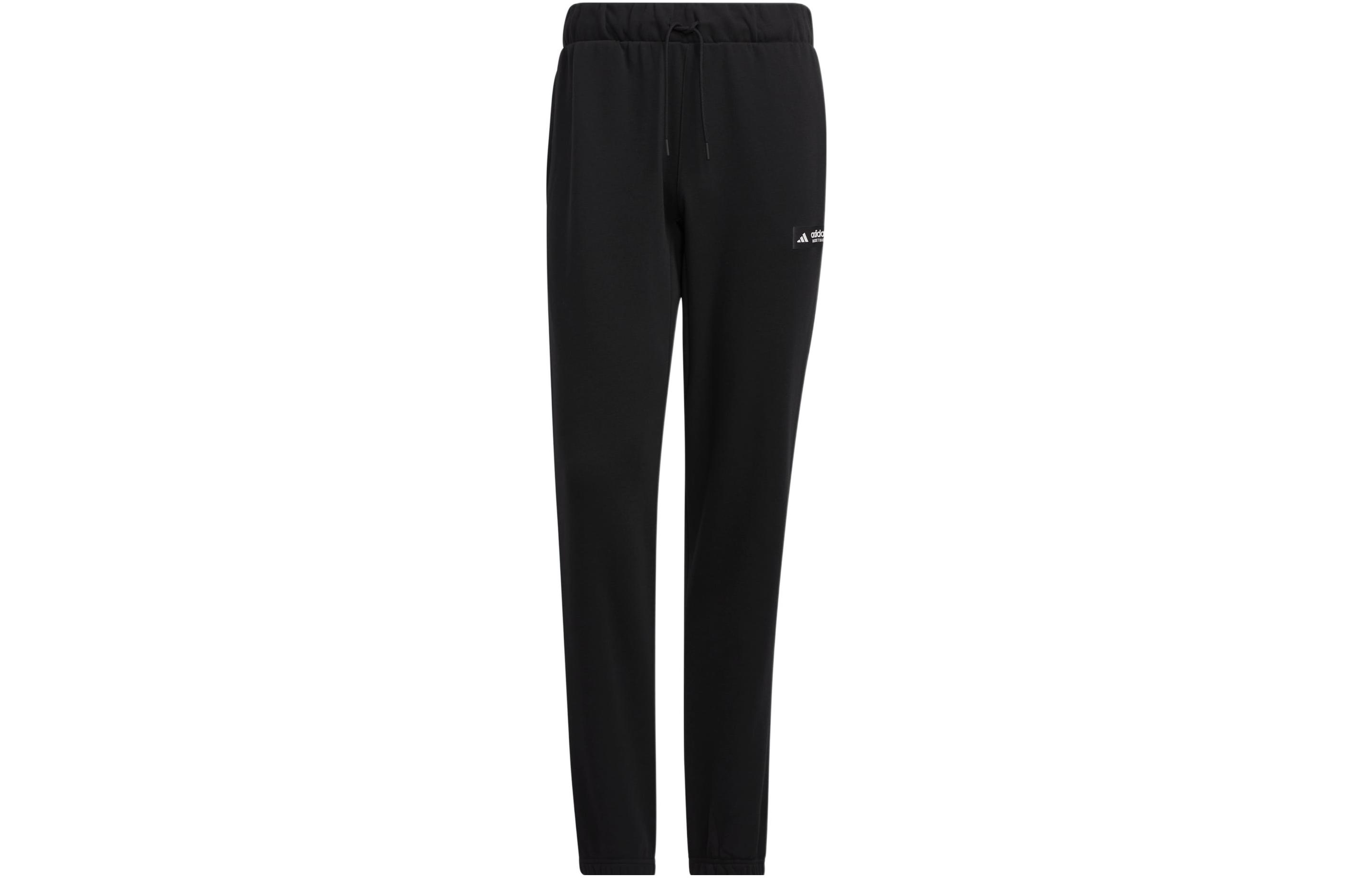 

Adidas Knitted Sweatpants Men s Black Moderate Cuffed Pants HY2764 M