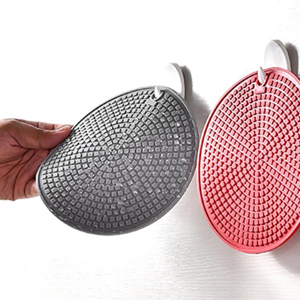 Silicone Trivet Mats Heat Insulation Round Pot Holders Anti Slip for Kitchen Dining Table Countertops