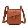 Dollver Full Grain Leather Crossbody Purse with Built-in Wallet, Multiple Compartments & Adjustable Strap, Compact Bag with Large Capacity for Women