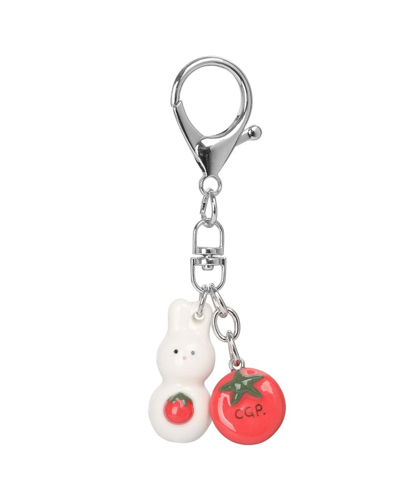 CGP Flody X Cgp Tomato Joraengi Rabbit Keyring - Ivory