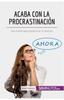 Kniha Acaba Con La Procrastinacion : Las Claves Para Gestionar Tu Tiempo