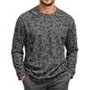 Men's Corduroy Long Sleeve Neck Top for Everyday Casual Wear