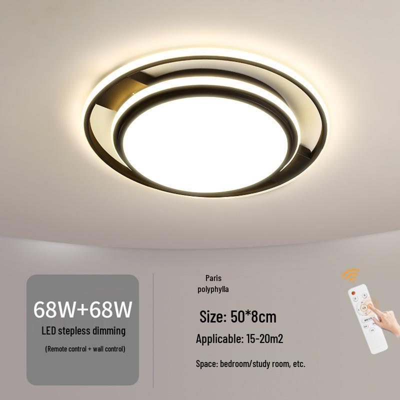 2024 LED Ceiling Light: Modern Minimalist Round Fixture for Bedroom, Living Room, Aisle, Corridor, and Balcony