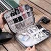 Portable Phone Cable Storage Bag Electronic Accessory Organizer Bag USB OTG Data Cable Charger Plug Travel Waterproof Multi Functional Organizer
