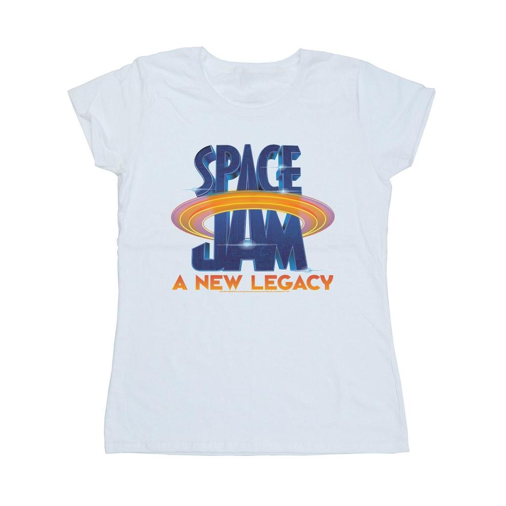 Space Jam: A New Legacy Womens/Ladies Movie Logo Cotton T-Shirt