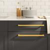 Cabinet Handles 10 Pcs Golden 320 Mm Stainless Steel