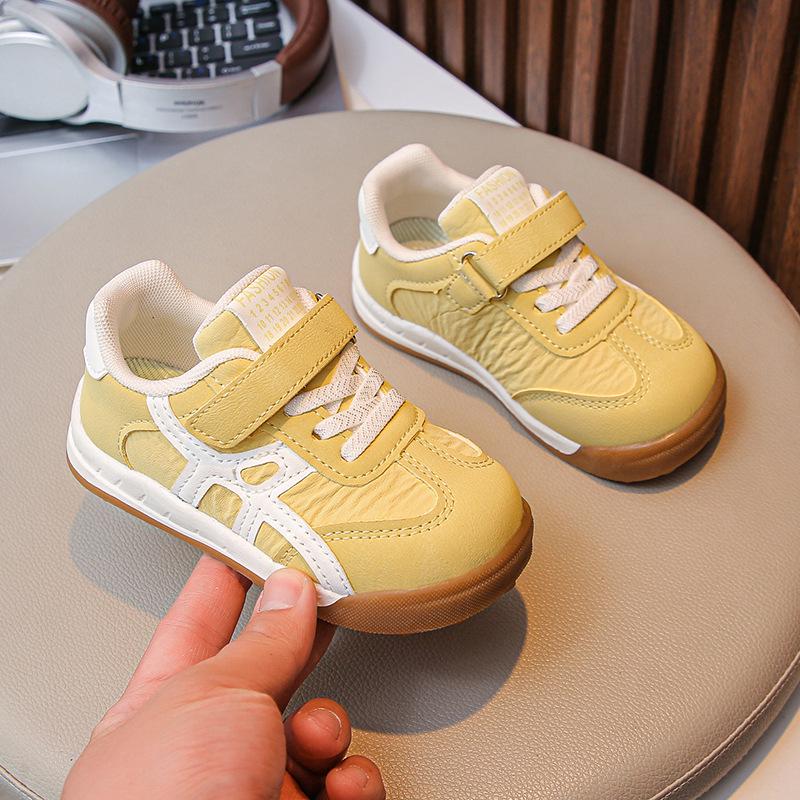 Kids' 2026 Spring Leather Waterproof Casual Sports Shoes for Toddlers
