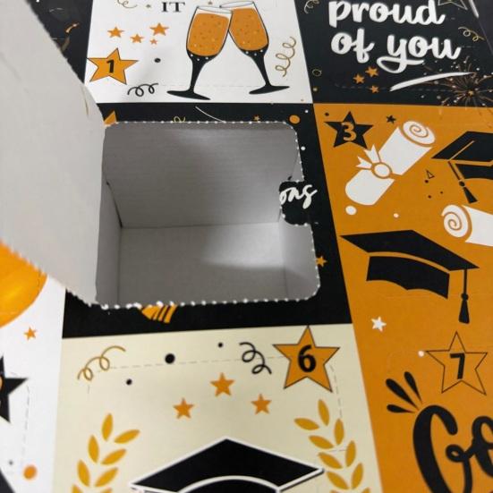 12 Days Graduation Countdown 2026 Empty Fillable Calendar Gift Box Advent Calendar