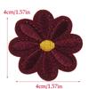  Embroidered Flower Applique Sew on Repair Patches Applique for Clothing Jackets