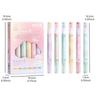 6pcs Vintage Color Scheme Highlighter Pen Set Laying Colors Fluorescent Magic Art Marker Liner for Drawing