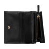 Gucci Horsebit GG Letter Pattern Horsebit Detail Fabric Card Holder Women's Beige and Dark Brown