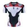 Spiderman Batman Superhero 3d Print Gym Tshirt Men Fitness Tee Compression Tops