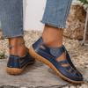 Cross Border Spring and Summer Breathable Hollow Women's Shoes with Toe Caps, Sporty Roman Sandals, Soft Soles, Mom's Hole Casual Shoes