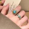 Anti-greenstone Open-ring for Women, A Personalized Ring for The Index Finger, A Light Luxury and Niche Style, Suitable for Multiple Finger Wearings.