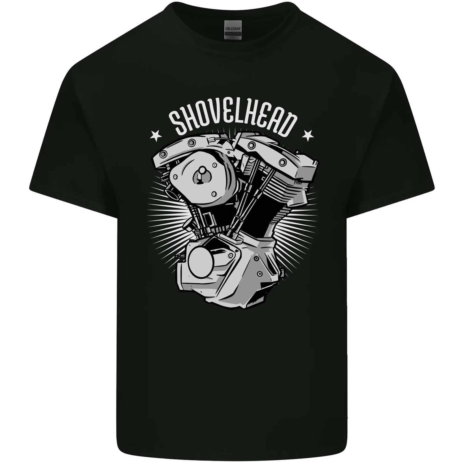 Shovelhead Motorcycle Engine Biker Kids T-Shirt Childrens 3XL