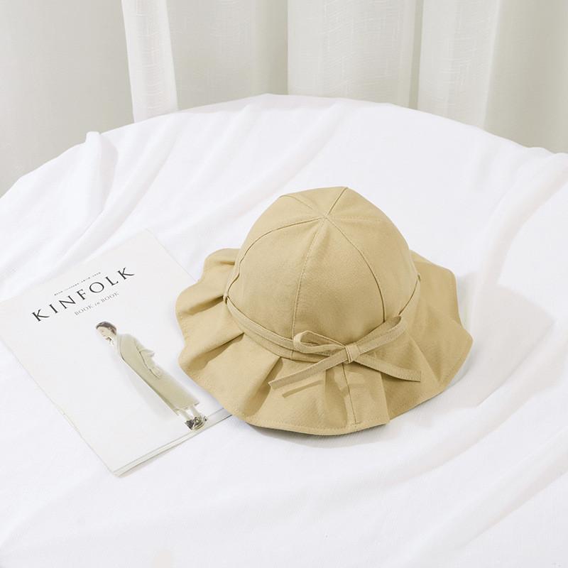 Cotton Sun Hat For Women With Short Brim And Ruffle Edge For Beach And Outdoor Activities