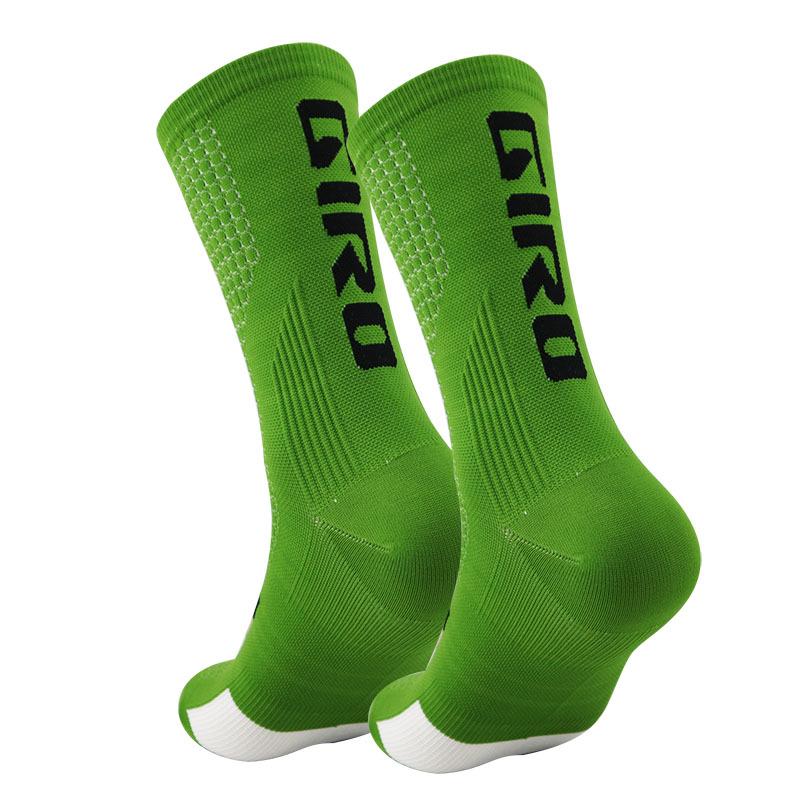 Unisex Outdoor Sports High Tube Cycling, Basketball, Running, and Hiking Socks - Breathable and Sweat-Absorbent.