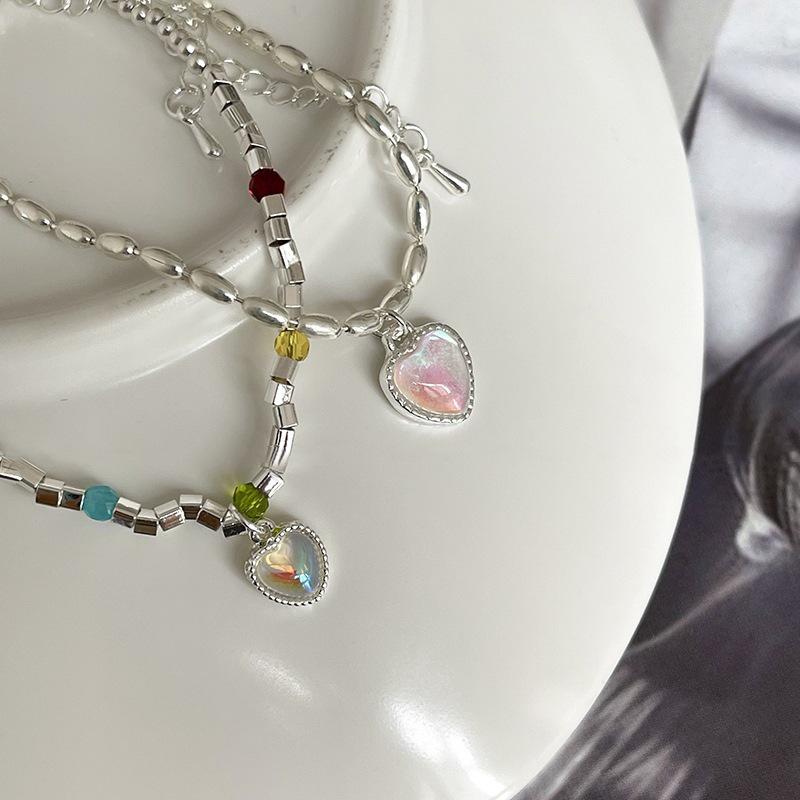 Sweet Heart Rice Grain Bracelet: Women's Fashionable, Beautiful, Hip Hop Style Hand Jewelry
