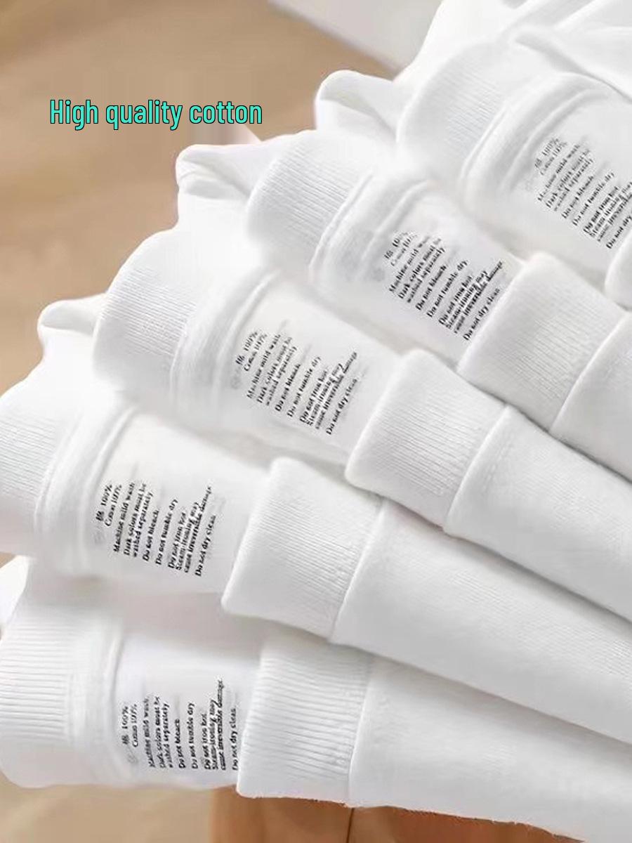 

Women s Summer Cotton Round Neck T-Shirt - Short Sleeve, Solid Color, Loose Fit, Casual Style L (130-150 jin)