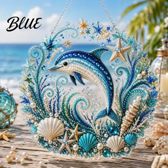 Faux Pearl Painting Bead Work Theme Art Kit Ocean Kit Coastal DIY Decorative Sparkling Sea