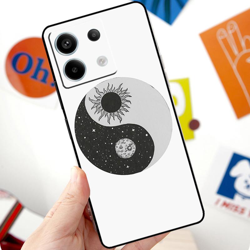 Eight Diagrams Taiji Yin Yang Funda For Xiaomi Redmi Note 14 13 10 11 12 Pro 10S 11S 12S Case For Redmi 15 13C 12C 10C 14C