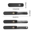 3 In 1 Folding Combs Plastic Wide Tooth Oil Head Comb Beard Combing Multifuncional Barber Hair Clipper Comb Styling Tools