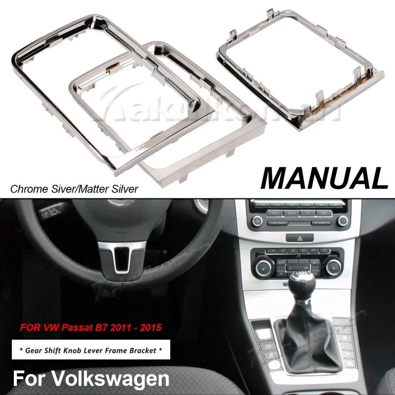 Pre VW Passat B7 2011-2015 Manuálna radiaca páka Páka radiacej páky Rámček Držiak Kruh Radiaca páka 3AA711113A Ľavá strana Vodič