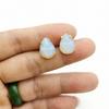 Casual Stud Earrings Water Drop Shape Faceted Natural Stone Earring Women Reiki Jewelry Fit for Party Anniversary Gift