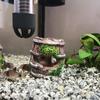 Aquarium Resin Craft Barrel Shrimp Hiding Landscaping Fish Tank Ornament Decor
