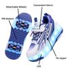 Children's Roller Skates Shoes LED Roller Skates Shoes with 4 Wheels Speed Sneaker Shoes for Girls Women Sneakers with Wheels