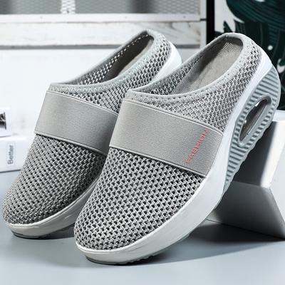35-43 Women's Breathable Large Size Half Slippers Ultra-light Indoor and Outdoor Slippers Home