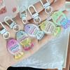 Ice Transparent Colorful Fish Keychain Gift Kawaii Lanyard Trinket